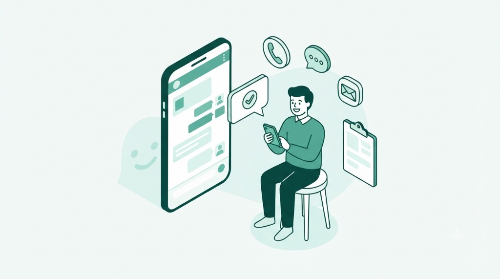Contacto fácil por formulario, teléfono o WhatsApp — demo de web o ficha de Google